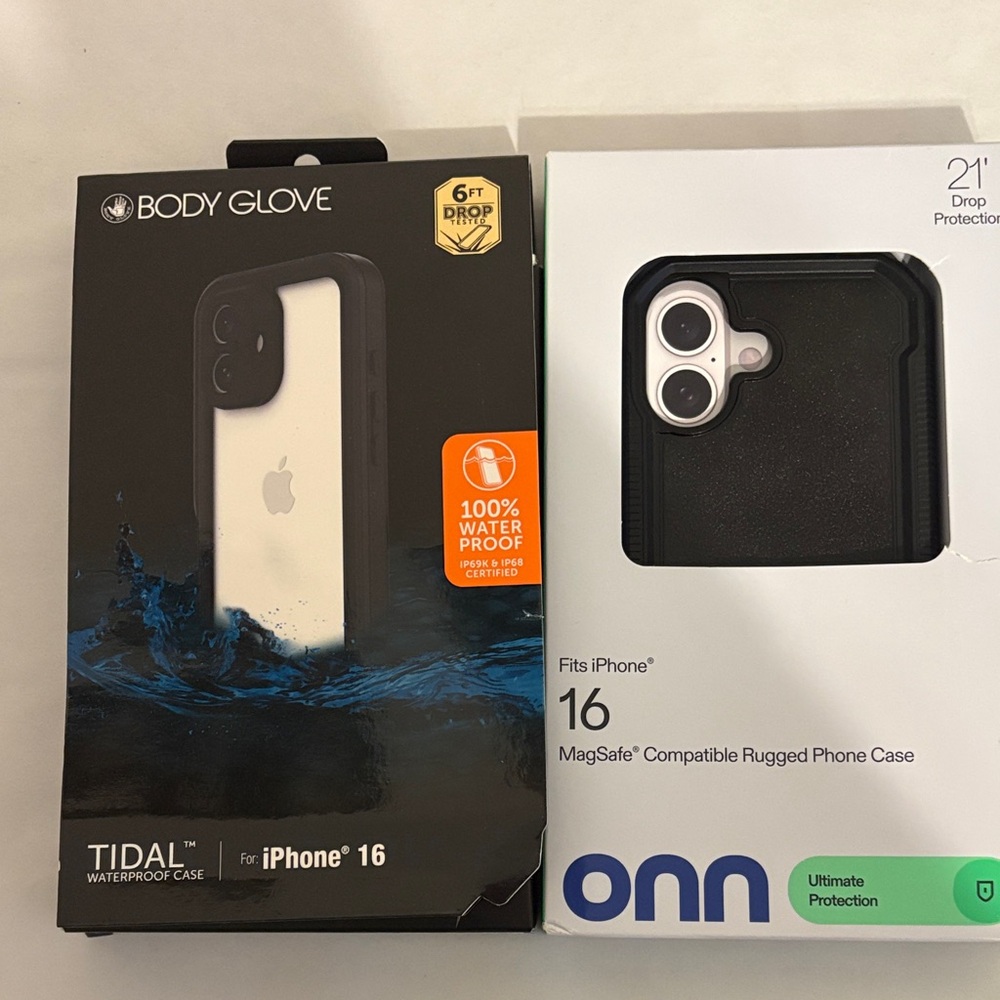 Body Glove Black Tidal Waterproof Case for iPhone 16 rugged ultimate protection